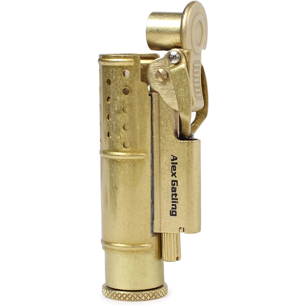 Penguin Writer Lighter Alex Gatling Barrel Finish Brass