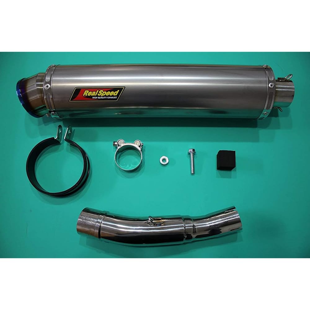 Realspeed Suzuki V Strom 250/ABS (2BK-DS11A) Bike Muffler Meteo Titanium Solid Muffler V-Strom250 ABS RSP-MET-401