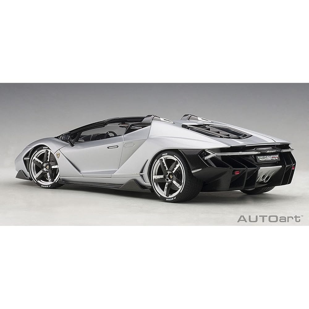 AUTOart 1/18 Lamborghini Centenario Roadster Matte Metallic Silver Finished Product