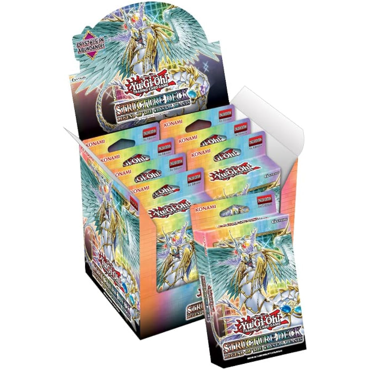 TCG: Legend of The Crystal Beasts Structure Deck Display Box - 8 Structure Decks per Display Box