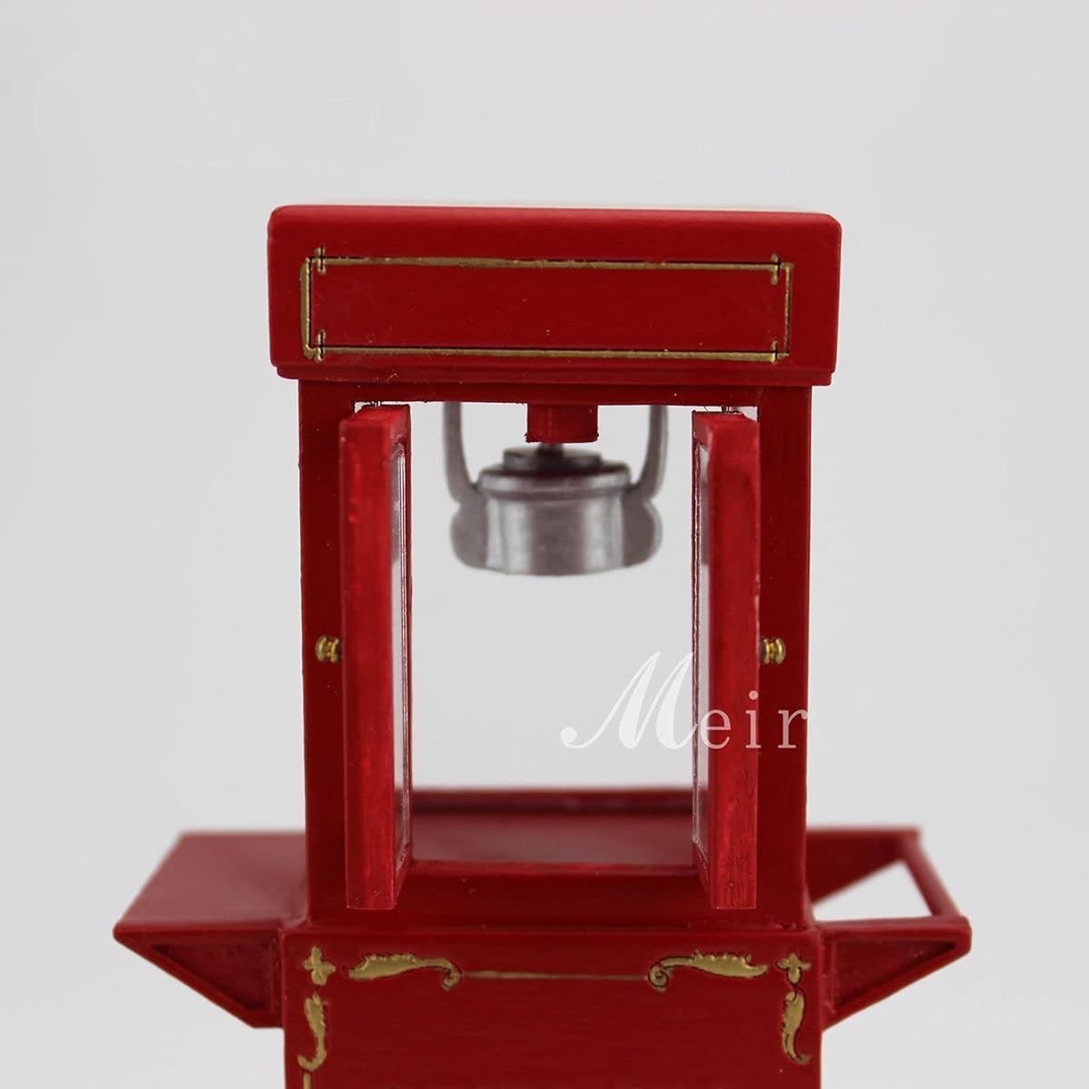 Fine 1:12 Scale Dollhouse Miniature Craft Gorgeous Red Popcorn Cart
