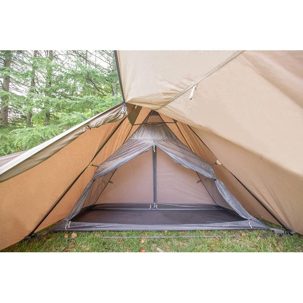 Whole Earth EARTH PYNOMAD Tent for 1 to 2 people WE2LDA11 BEG Solo Touring One Pole Tent TC Material *Only one item per person (Beige/FF)