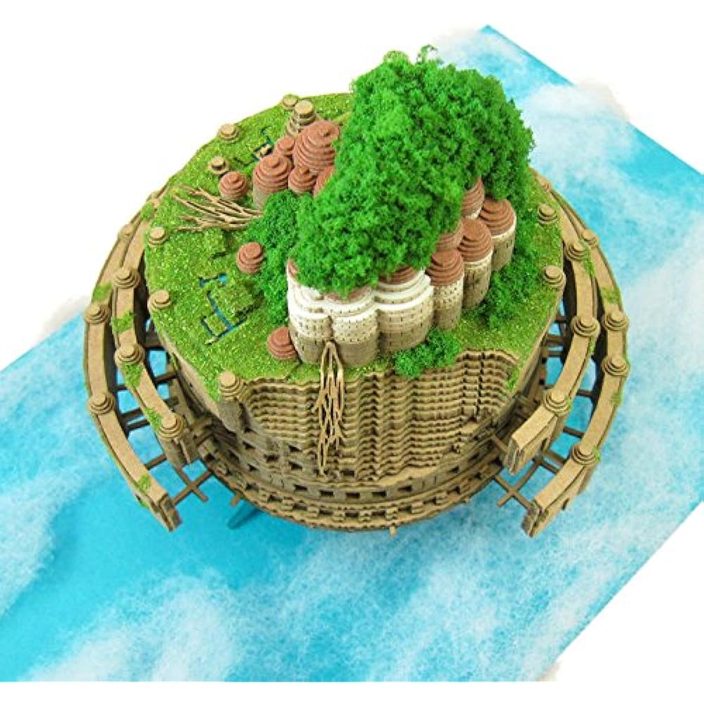 Sankei Studio Ghibli Series Laputa Castle in the Sky Laputa Castle Non-Scale MK07-33 Paper Craft