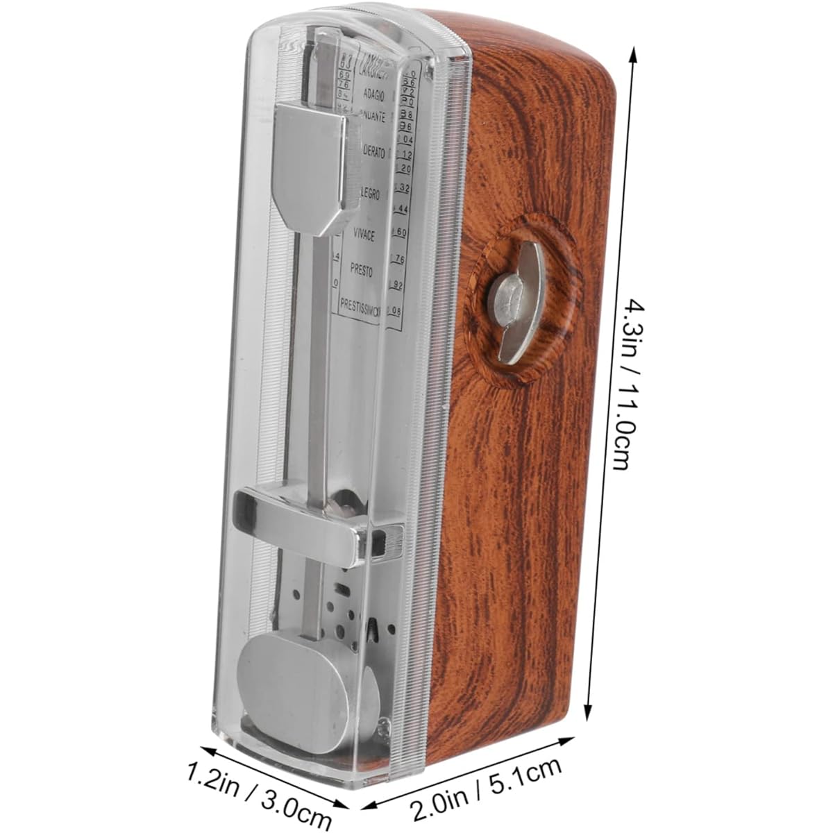 Vaguelly 7-Piece Metronome Metronome Guitar Bass Piano Metal Sound