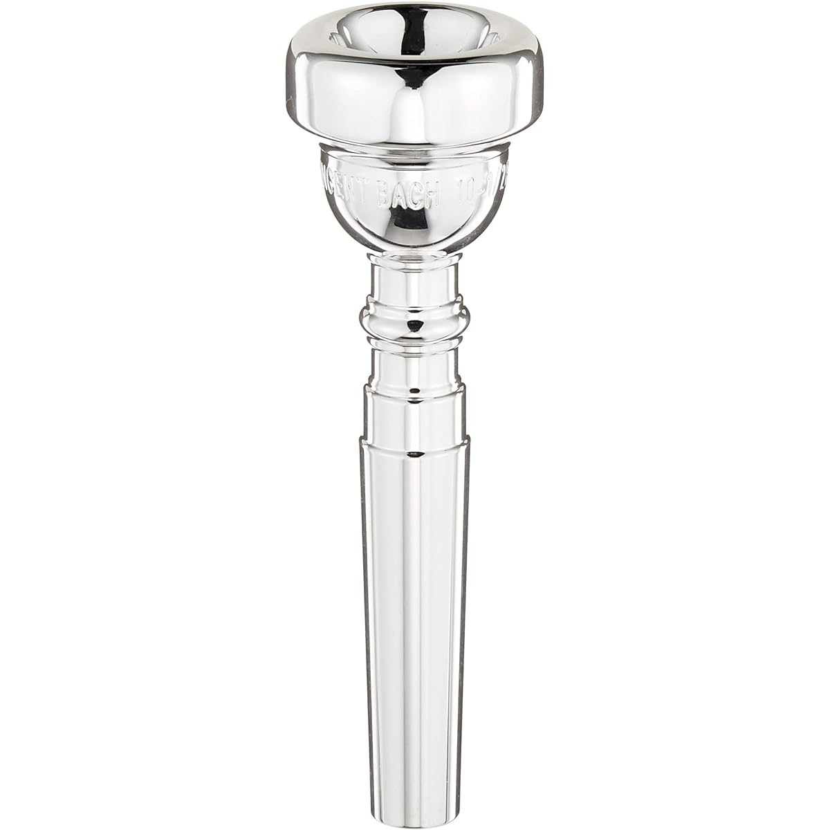 Back trumpet mouthpiece 10 1/2E silver plated finish
