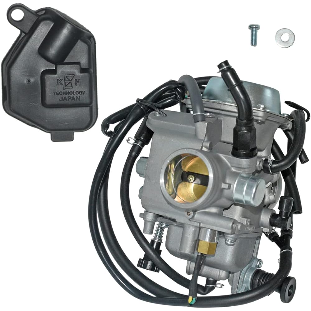 Cylinman Carburetor Honda Rancher 350 TRX350TM TRX350FM Rancher ES TRX350TE TRX350FE 2x4 4x4 2000-2006 with Air Filter 16100-HN5-M41 16100-HN5-305