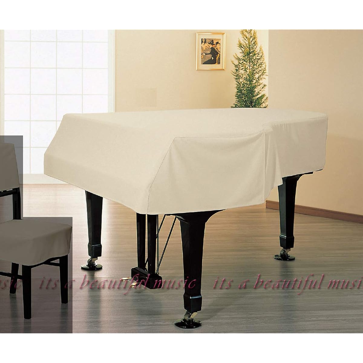 [Special Edition GP with Cloth] Grand Piano Cover Alps G-UX-BE (for YAMAHA A1/Z1/GB1K)