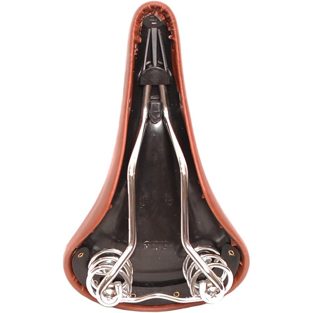 VELO VL-6067 Coil Spring Saddle 06-BROWN SL-VL-M001