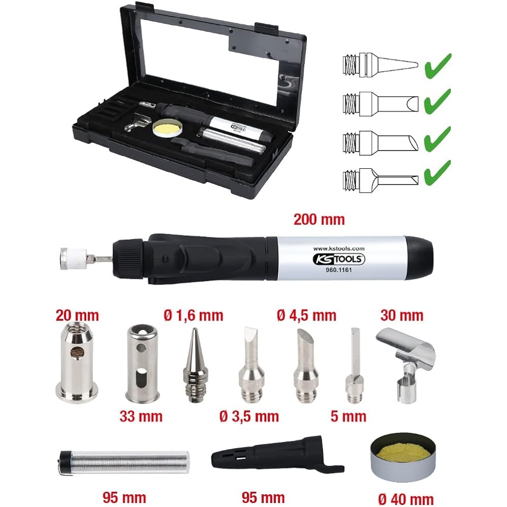 KS TOOLS Micro soldering terminal set 10 pcs 960.1160