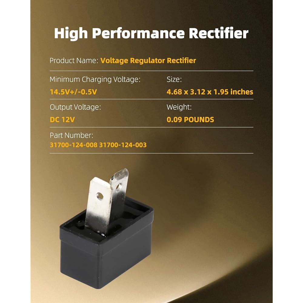 OCPTY Voltage Regulator Rectifier 77-78 Fits Honda XL100 74-78 Honda XL125 76-78 Honda XL175 1974-1976 Honda XL70 1977-1979 Honda XL75