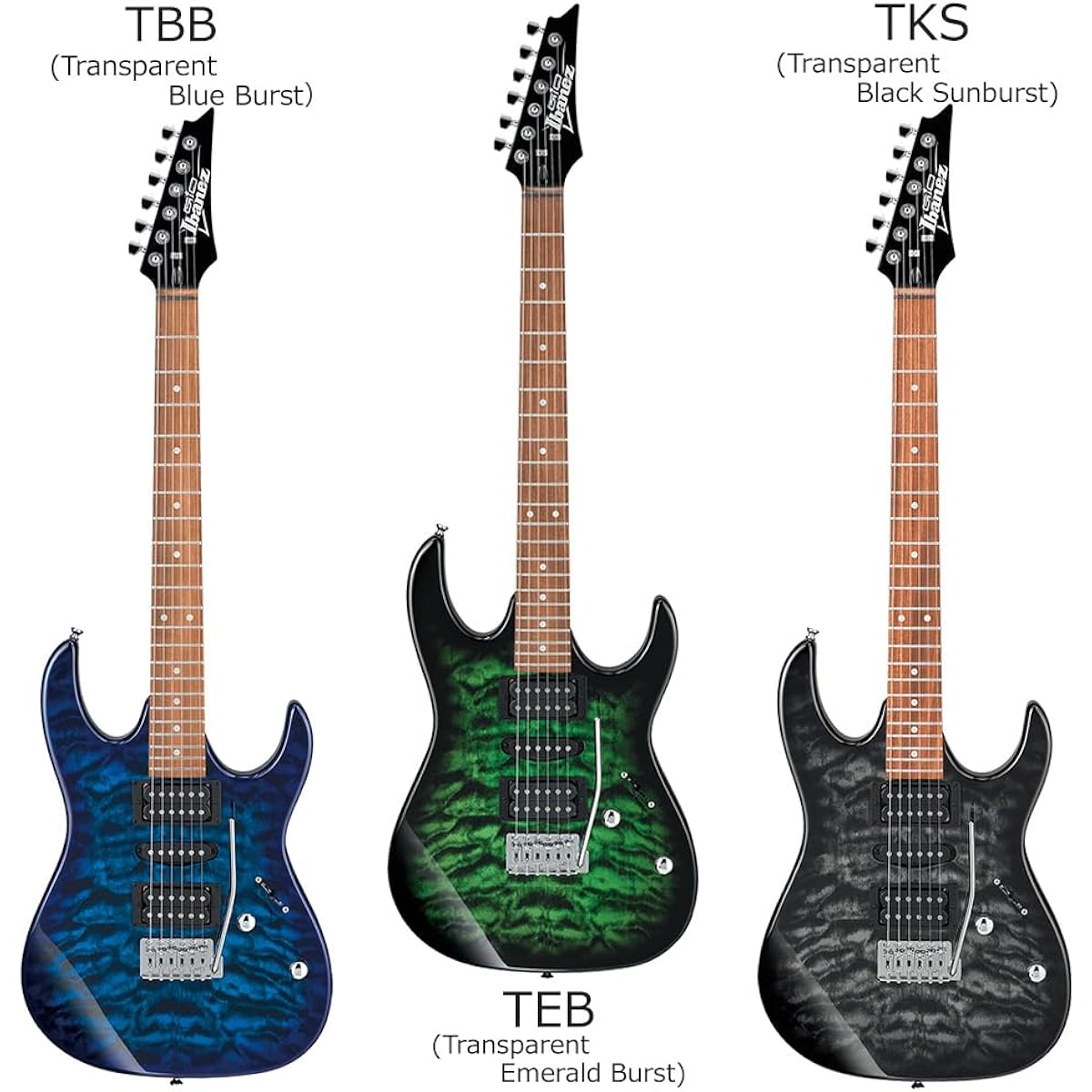 Gio Ibanez GRX70QA Electric Guitar Beginner 14-piece Set [With VOX Amplifier] TVT Gio Ibanez