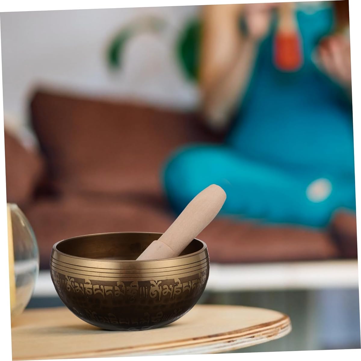VICASKY Set of 5 Sound Bowls Tibetan Palm Bowls Bells Chakra Bowls ASMR Tibetan Healing Bowls Crystals and Healing Stones Tibetan Gongs Sound Bath Bowl