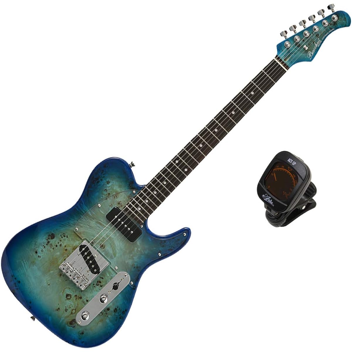 Bacchus Universe Series TACTICS-BP/R BL-B (Blue Burst) ・Bacchus/Ball Poplar Top Specification ・Telecaster Type
