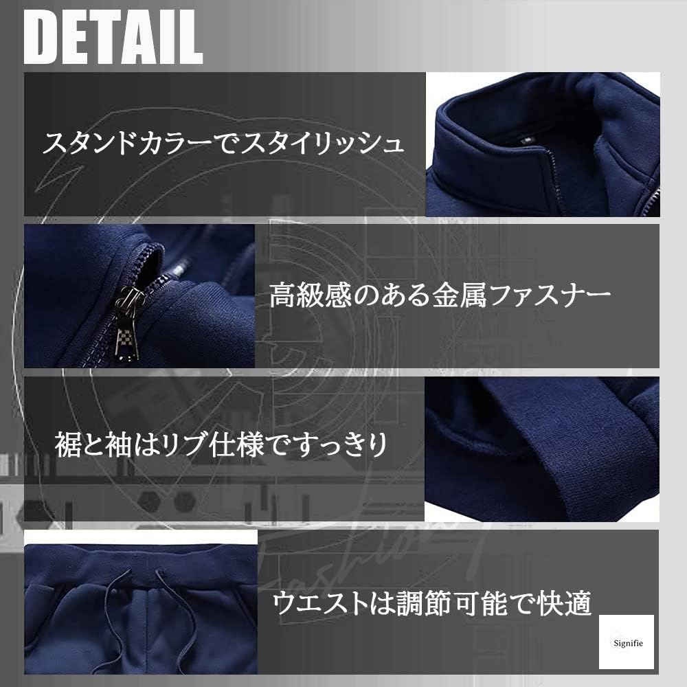 [ETSP] Men's Sweatshirt Top and Bottom, Stylish Jersey, Top and Bottom Set, Loungewear, Hoodie, Hood, Sweatshirt, Outerwear, Spring, Autumn, Winter, 4 Colors, M-2XL