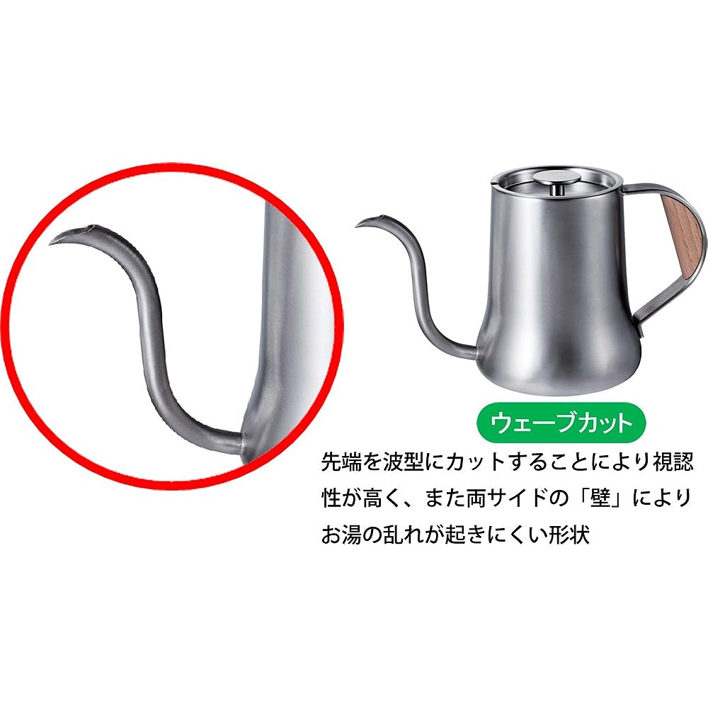 bonmac Bonmac Coffee Pot Drip Pot Pro 750ml #897183 Silver