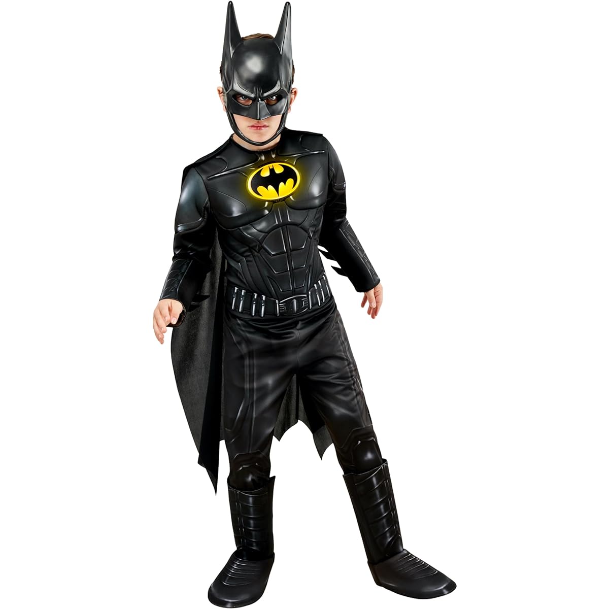 Rubie's Boy's DC Comics Flash the Movie Batman (Keaton) Deluxe Costume, as shown, M