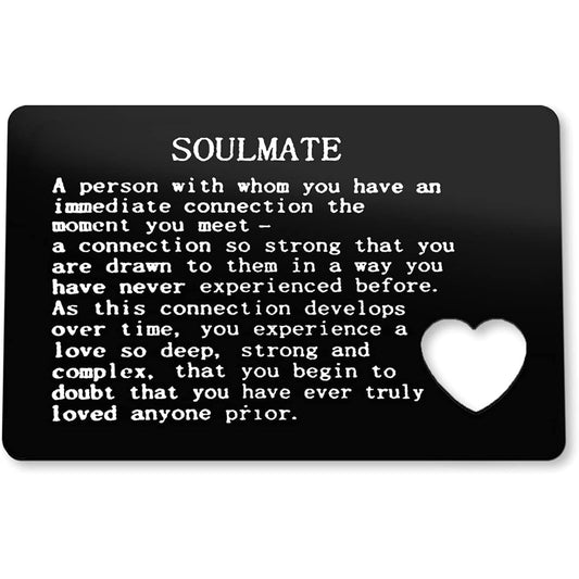 Anniversary Card Gifts for Him Engraved Wallet Card Inserts for Boyfriend Husband Wedding Gifts Valentine's Day Gifts Christmas Birthday Gifts for Men Anniversary Gifts Engagement Gifts for Him