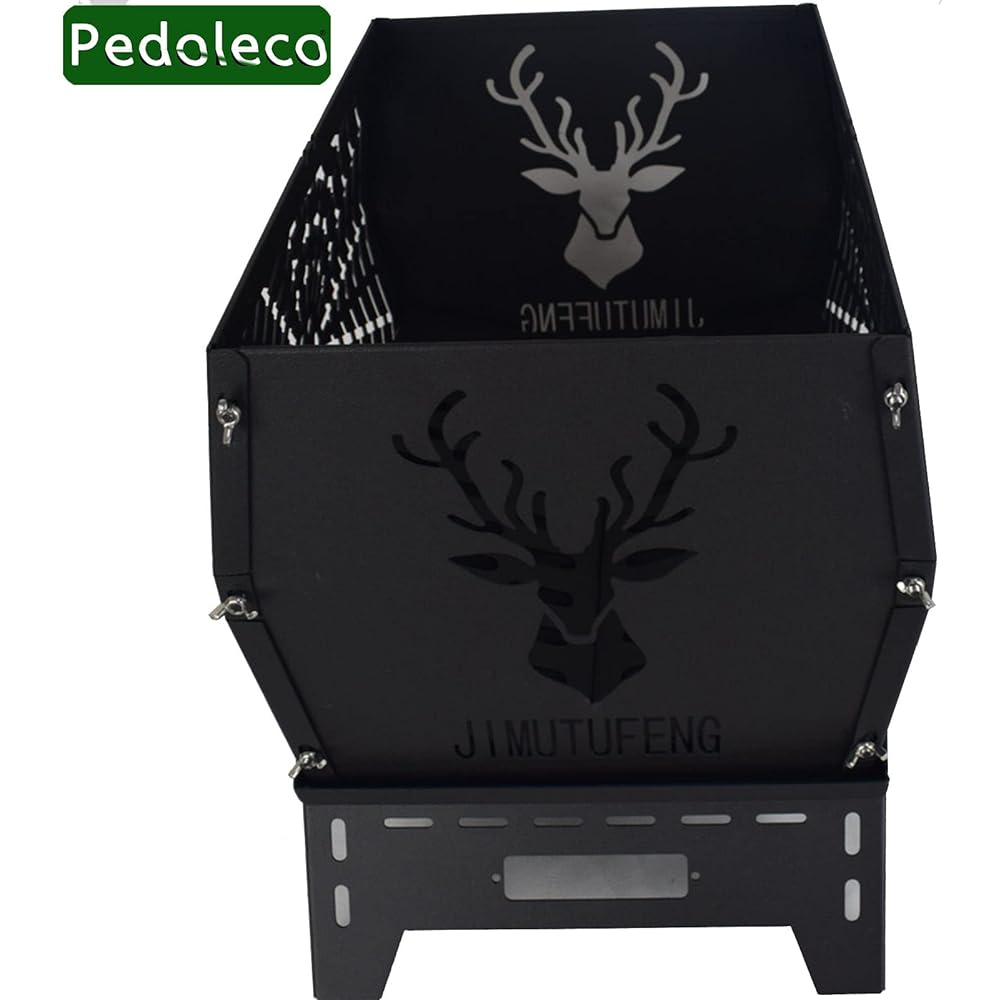 Pedoleco Large Camping Camping Foldable Elk Shape Load 20kg Fireproof Sheet/Storage Bag Included Portable Compact Outdoor Equipment Camping/Beach/Fishing/Climbing/Excursions Easy to Assemble (B)