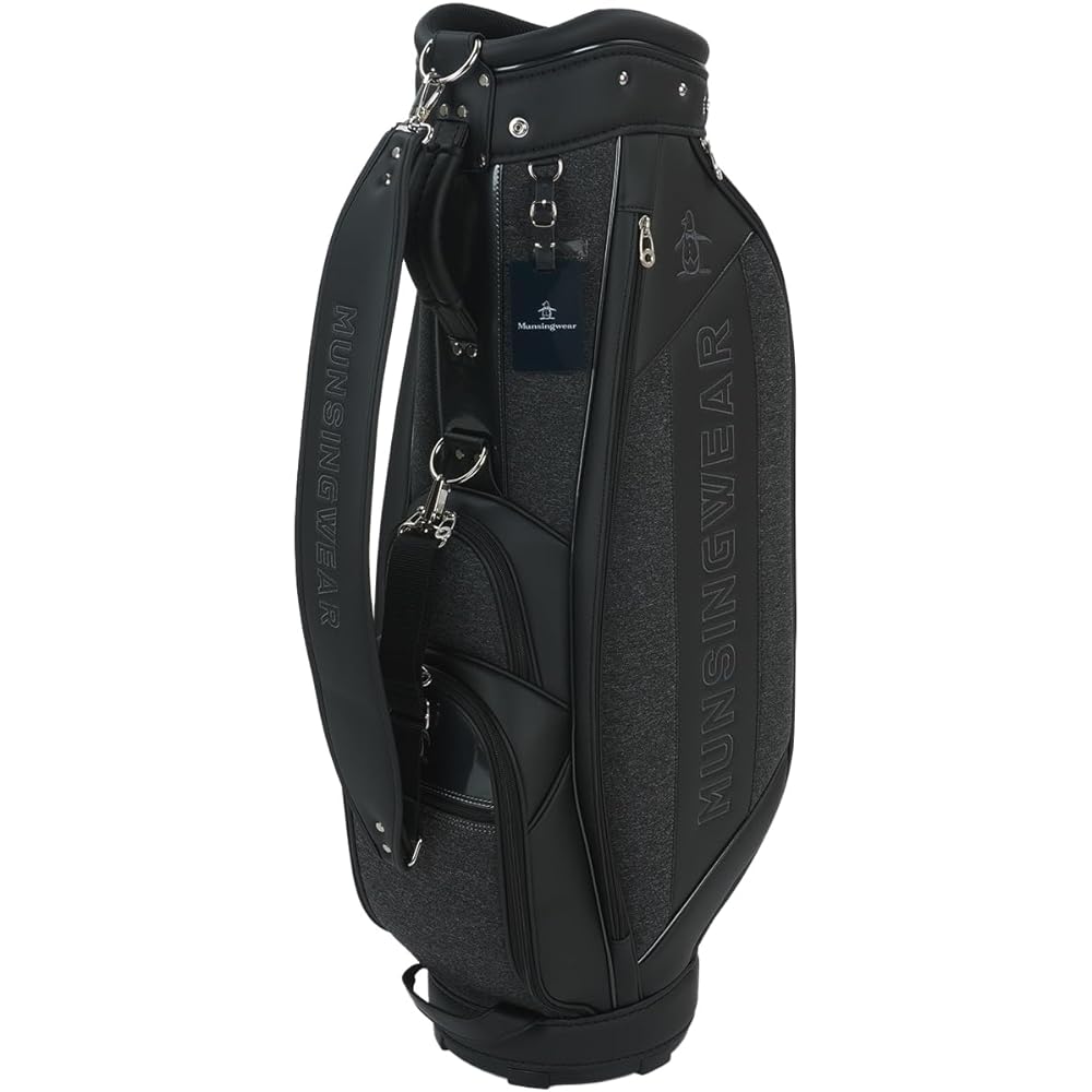[Munsingwear] Caddy Bag, 3.1kg, 9.0 Type, 6 Divisions, Compatible with 47 Inches, Different Materials, Golf MQBWJJ02 Men's