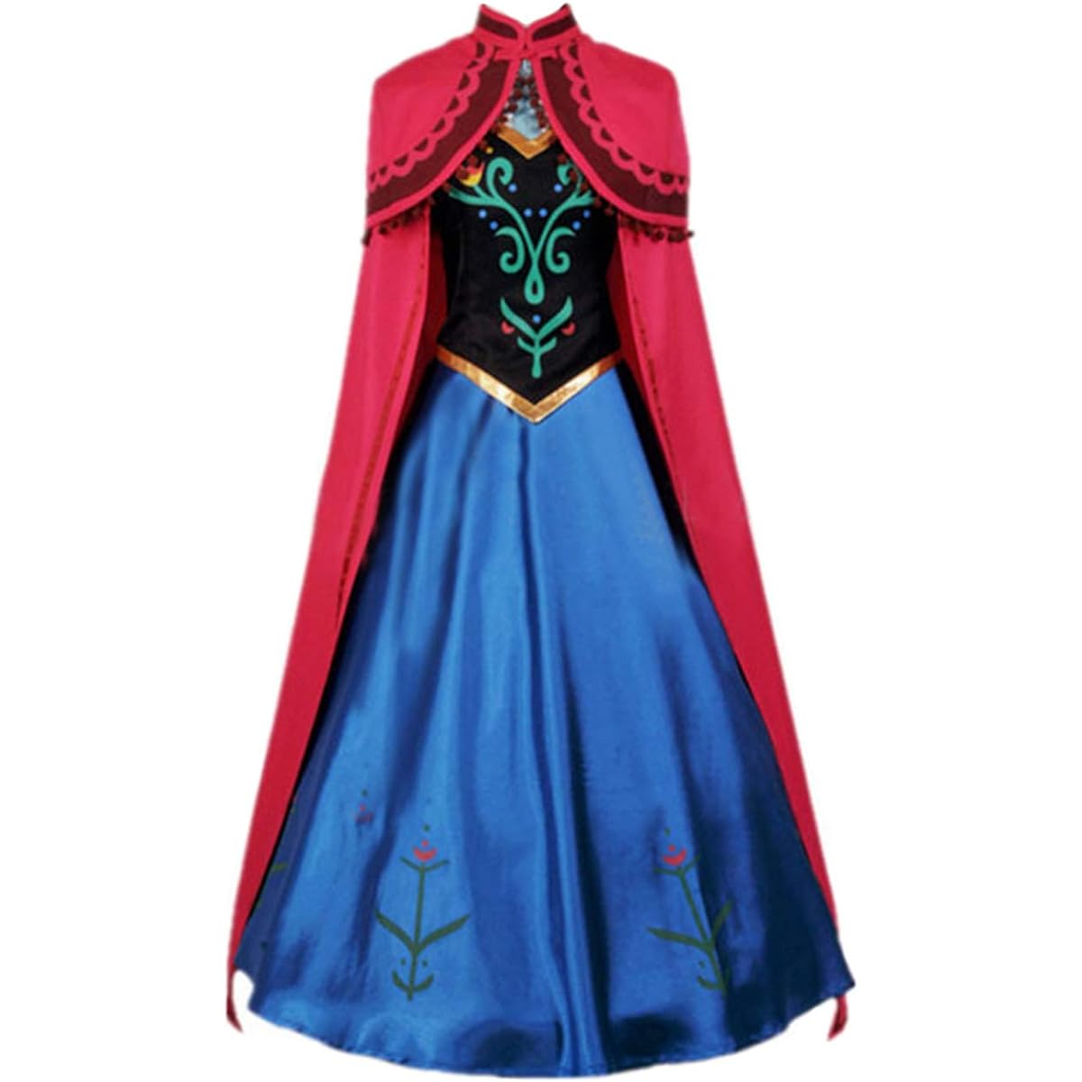 Ainiel Women's Princess Role Play Costume Halloween Costume, Blue, Medium