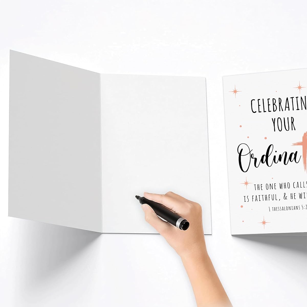 popmazing Celebrate Prayer - Ordination Greeting Card - Christian Card - Ordination Card - New Job Greeting Card - Promotion Greeting Card 5 x 7 inches