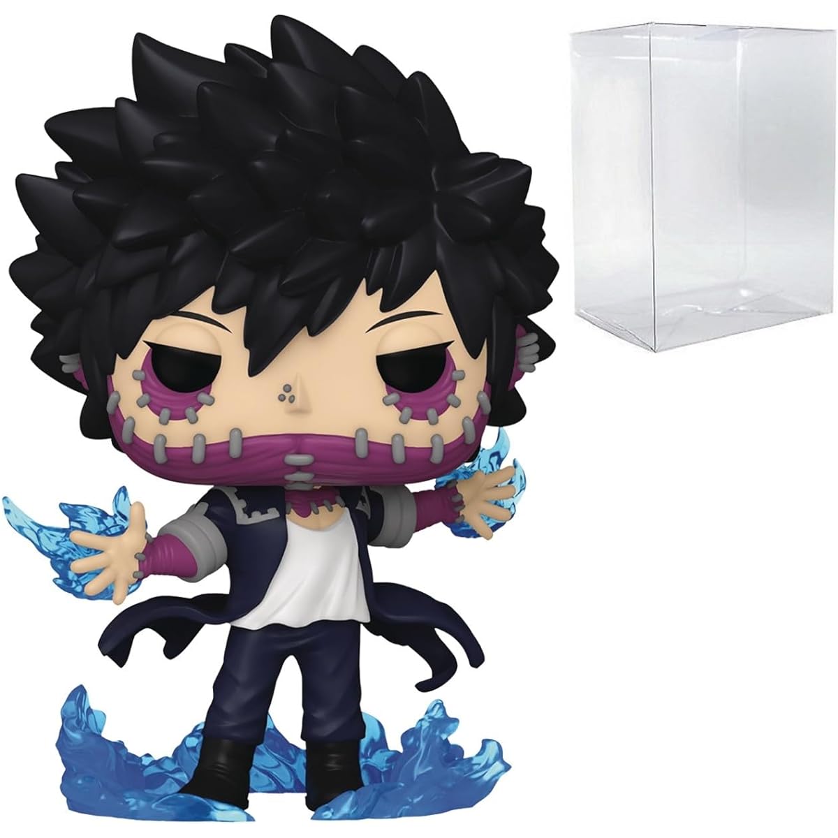 POP My Hero Acadamia - Dabi with Flames Funko Vinyl Figure (with compatible box protector case), Multicolor, 9.5cm