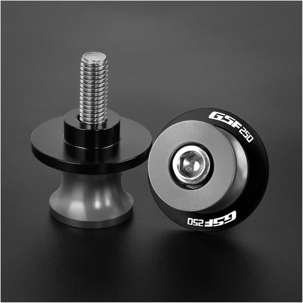 Motorcycle Swingarm Spool Slider FOR GSF250 GSF250 All Year 8mm Motorcycle Accessories CNC Aluminum Swingarm Spool Slider Rear Stand Screw (Color: B 8MM)