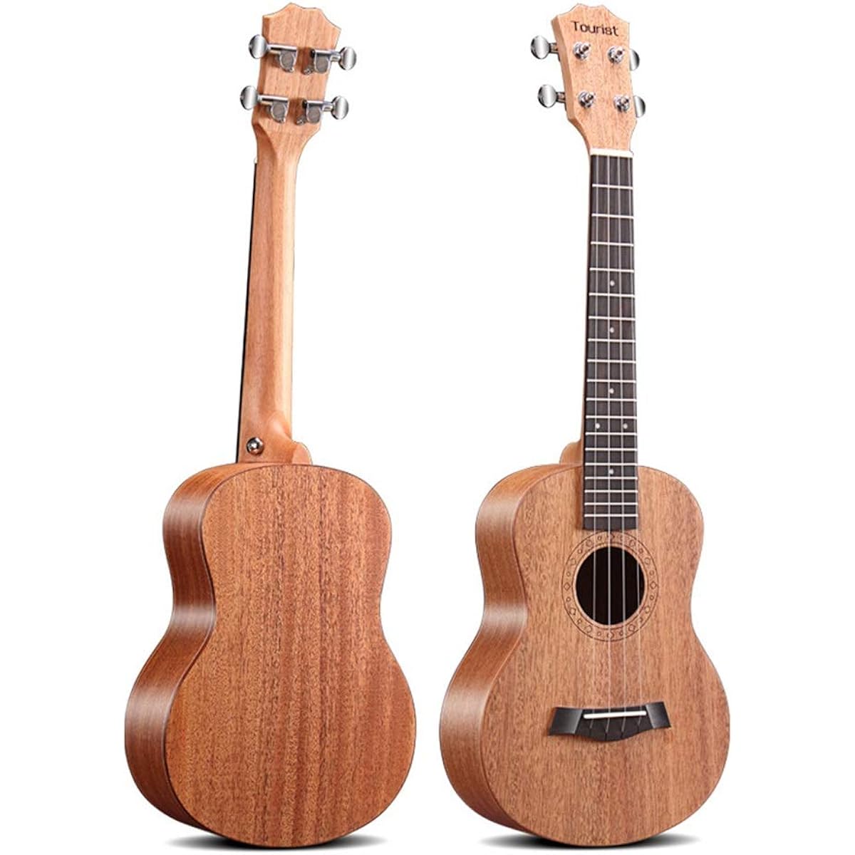 Ukulele 4 String Musical Instrument Ukulele Mahogany Hawaii Guitar for Beginners Entry Level Ukulele (Color : Natural, Size : 26 inches)
