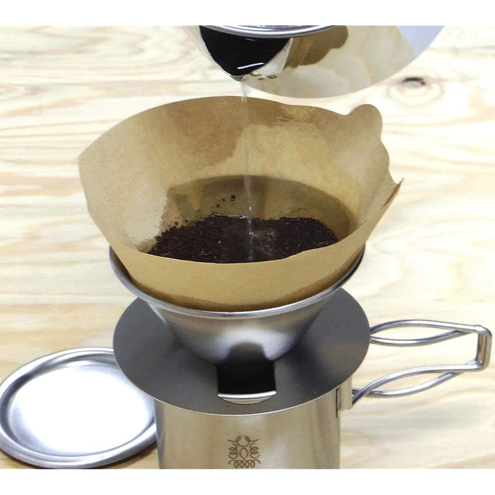 Katari Shoji PTYGRACE Outdoor Camping Cooker Set Kettle Cooker & Coffee Dripper Set Made in Japan