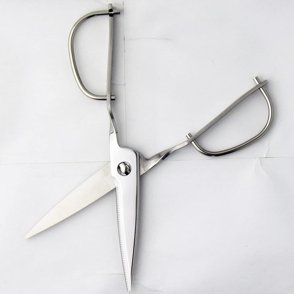 Nagao Kitchen Shears, Kitchen Sputter, Mirror Finish, 20.3cm, All Stainless Steel, Dishwasher Safe, Can Be Disassembled and Washed, Made in Japan