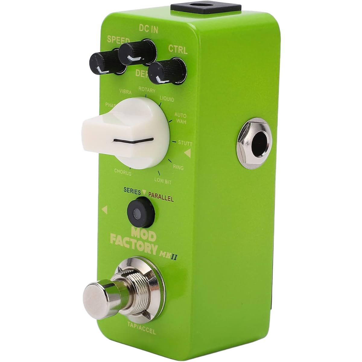 Single-Effect Pedal Portable, high-performance effects with easily adjustable 1/4 mono audio interface