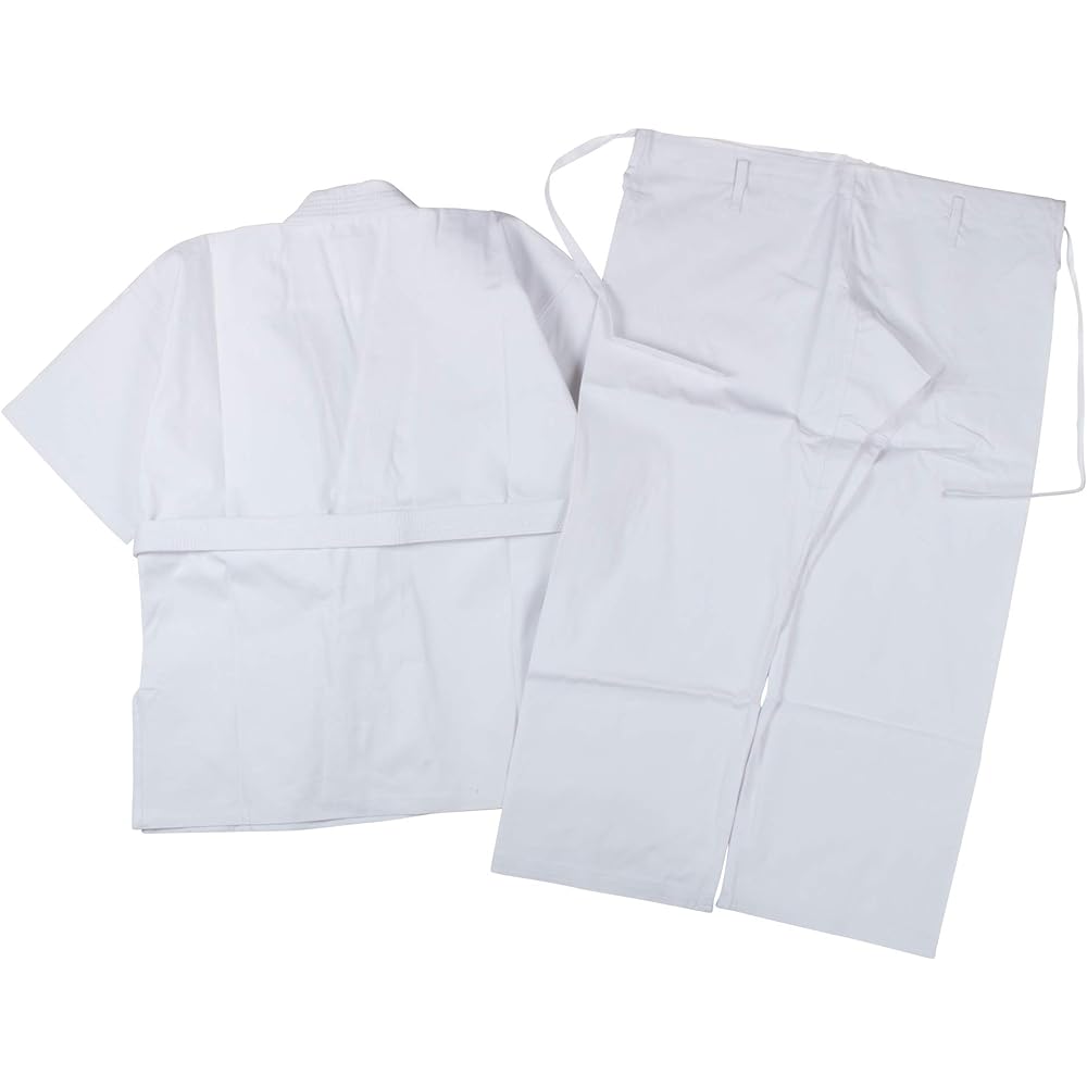 Martial World (MARTIAL WORLD) Luxury Pure White Full Contact Karate Gi [With White Obi] KU9