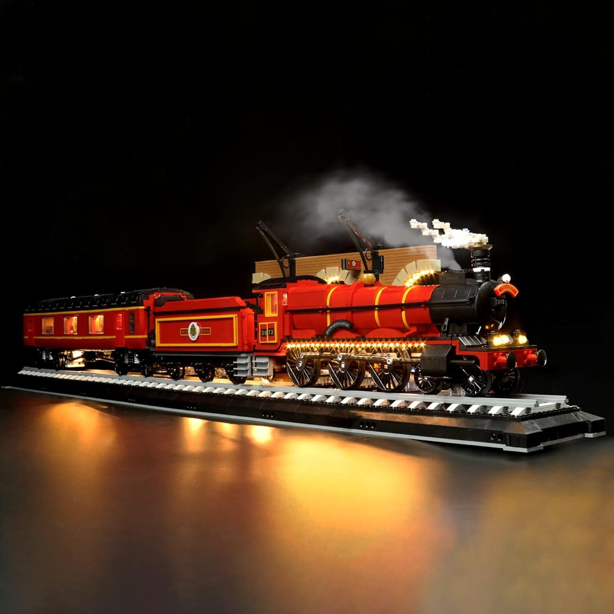 VONADO LED Light Kit for LEGO 76405 Express - Collector's Edition Lighting Kit LEGO 76405 Collector's Edition Building Toys Creative DIY Light Kit (Remote Control Version)