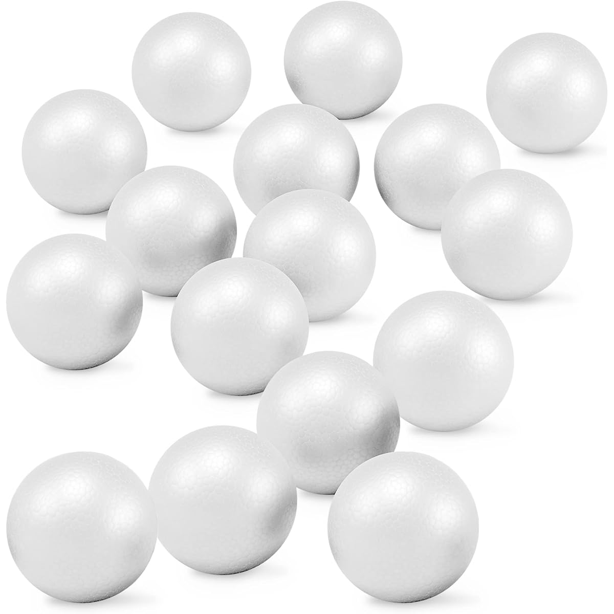 FloraCraft SmoothFōM 16 Balls, 0.8 Inch, White