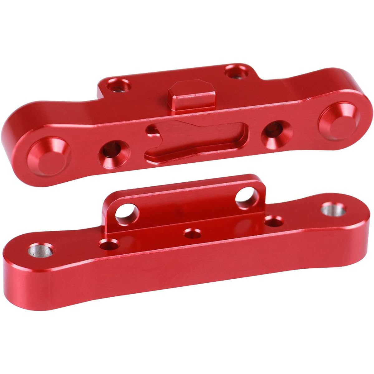 AIMROCK Aluminum Rear Suspension Arm Mount Set Upgrade Parts for Arrma 1/8 Typhon 1/7 Felony Infraction Limitless 6S BLX RC Buggy Car (Red)