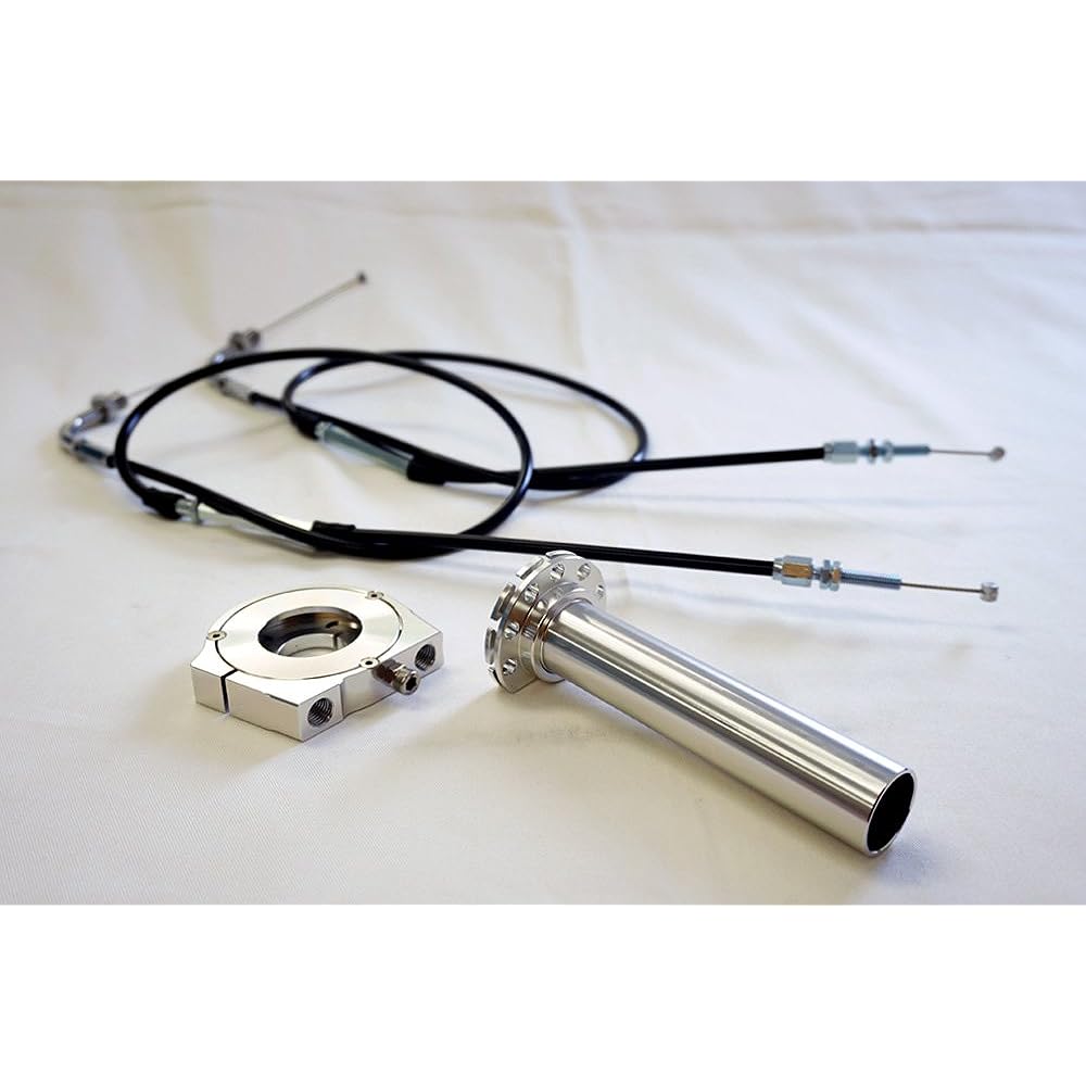 HK High Throttle Kit (High Throttle & Wire Set) [Genuine Style Black: 800mm x 2 for HONDA CB250T HAWK]