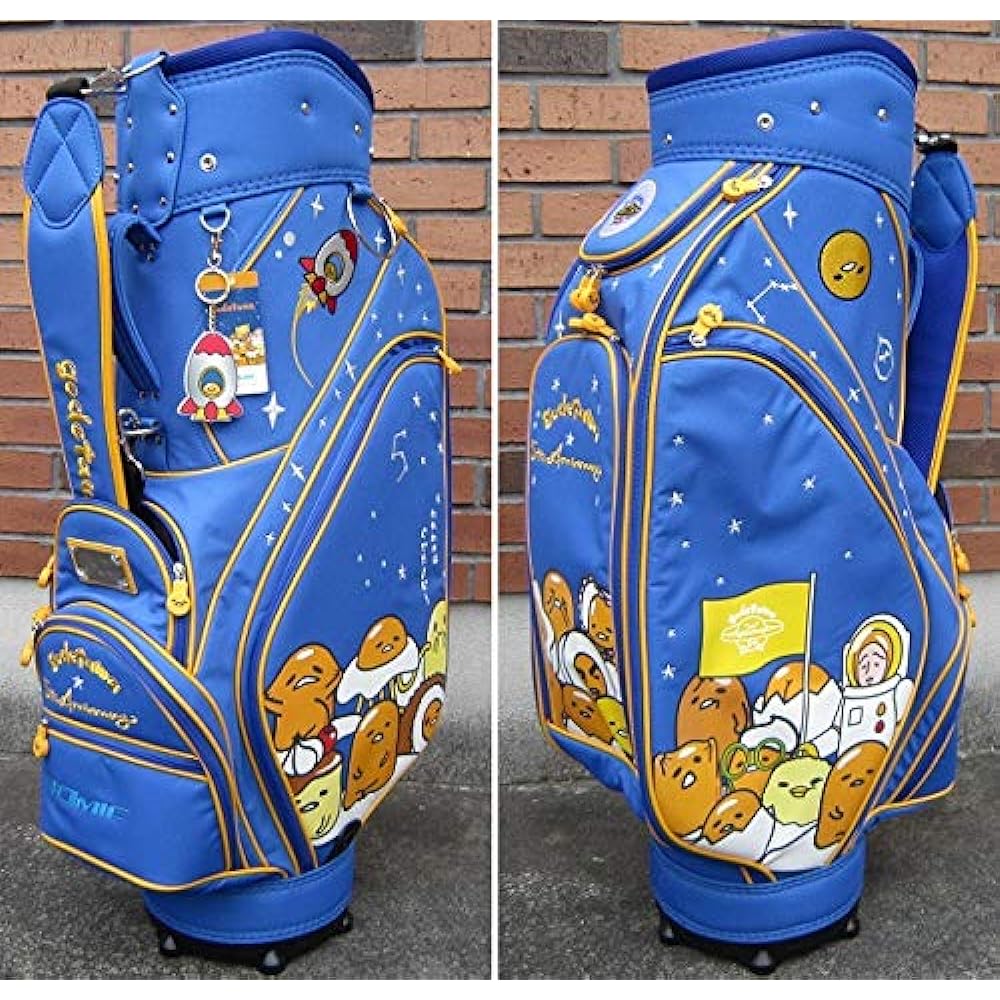 IOMIC Caddy Bag Gudetama Golf Goods Gudetama Caddy Bag Unisex Navy 9 Type 6 Divisions