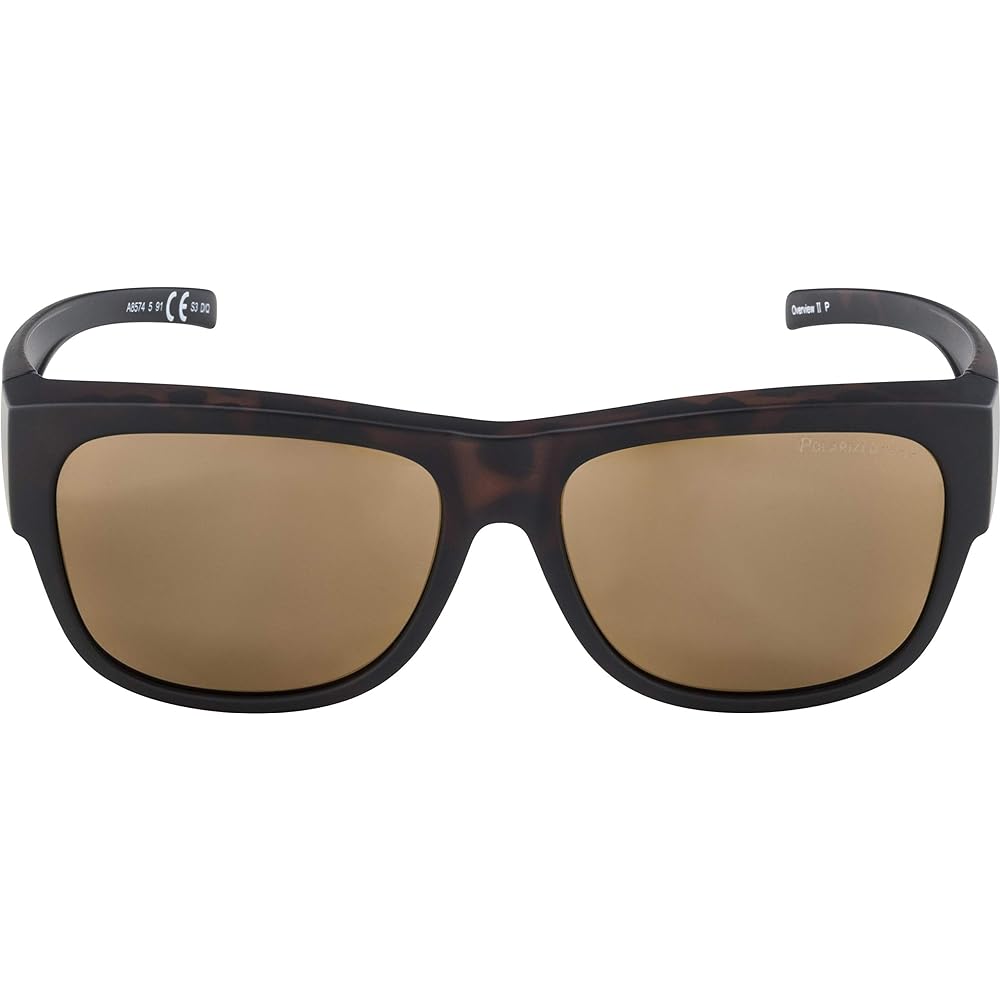 ALPINA (Alpina) Polarized mirror over sunglasses OVERVIEW II that can be worn over glasses