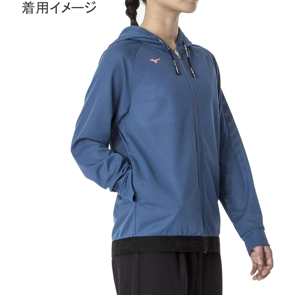 [Mizuno] Training Wear Dry Aeroflow Hoodie Parka Highly Breathable Sweat Absorbent Quick Drying 32MCA310 Women's