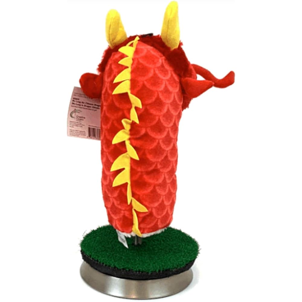 Hokushin Trading Head Cover Red for Driver [460cc Compatible] Red Dragon WHC1756