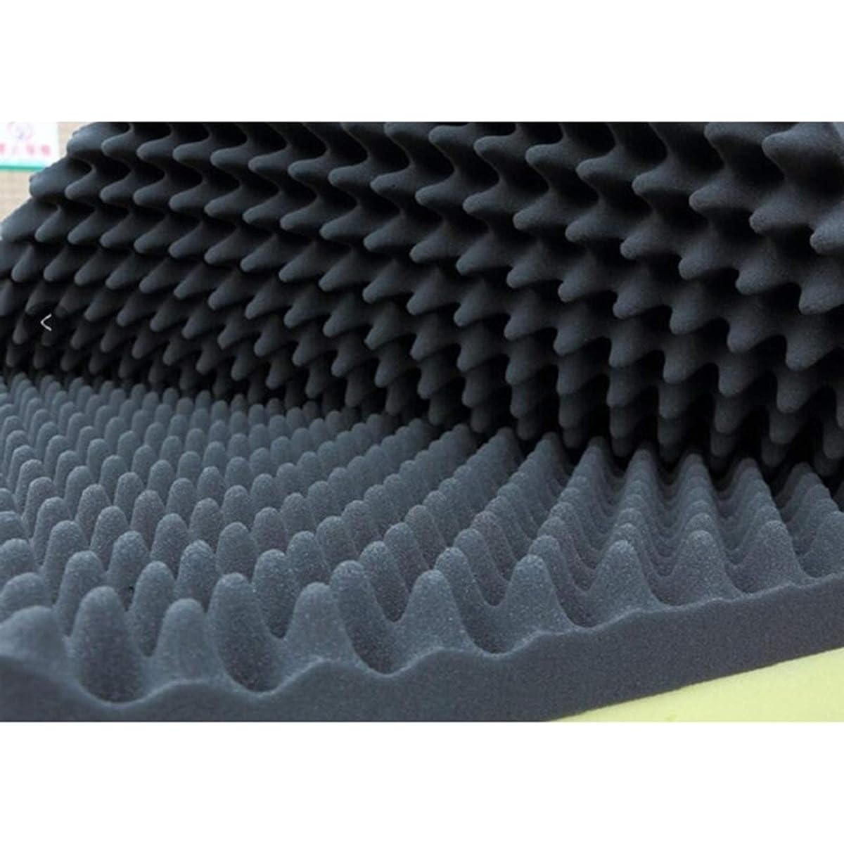 Home Foam Tile, Hotel Apartment Acoustic Panel Wall Floor Sound Absorption Cotton Multi-Function Soundproof Foam 10PCS (Blue) (Yellow)