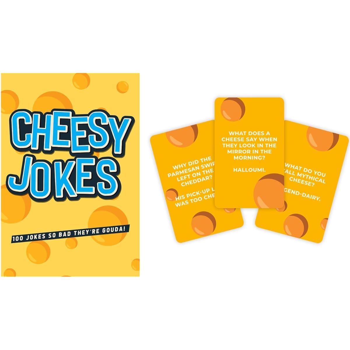 Gift Republic GR490071 100 Cheesy Joke Cards