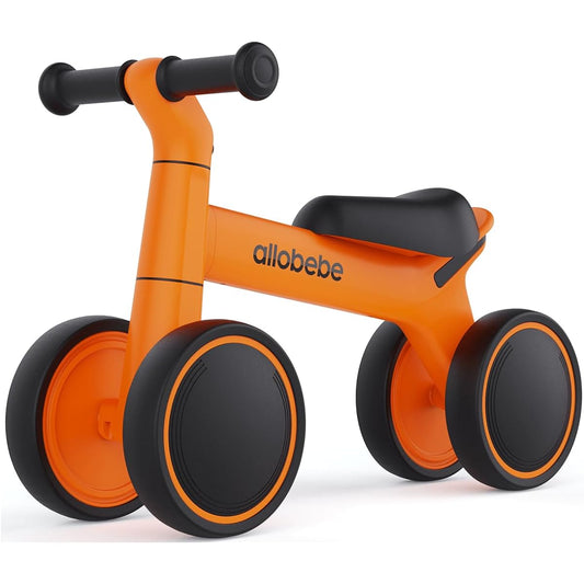 allobebe Baby Balance Bike, Cute Toddler Bike for 12-36 Months Boys Girls Baby Bike Train Your Baby from Standing to Walking with Adjustable Seat and 7" Wheels, Great Gift