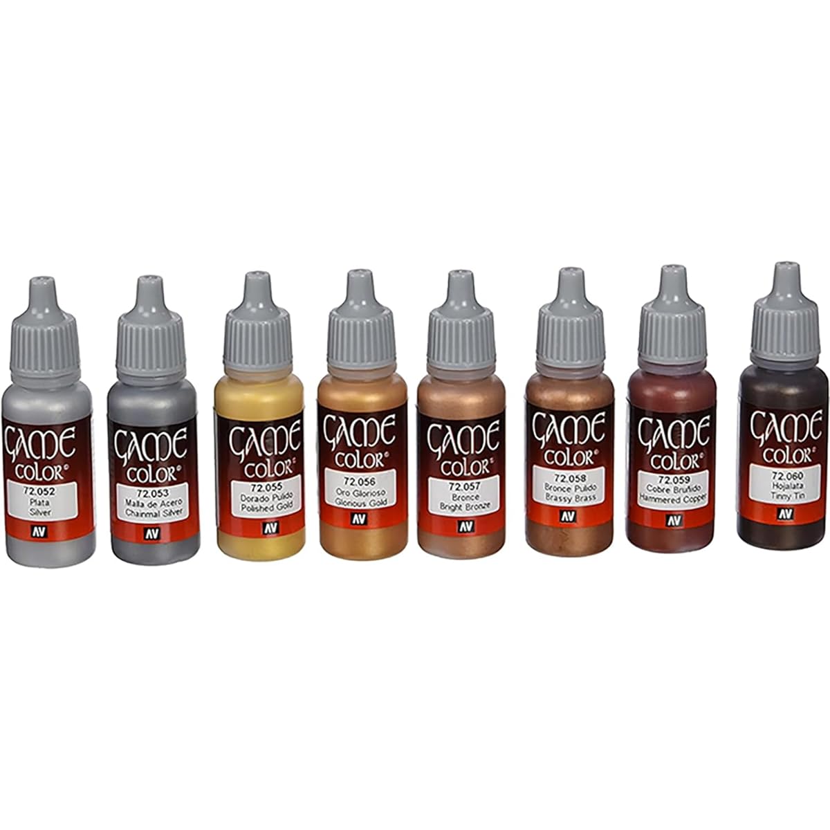 Av Vallejo Game Color -metallic Colours