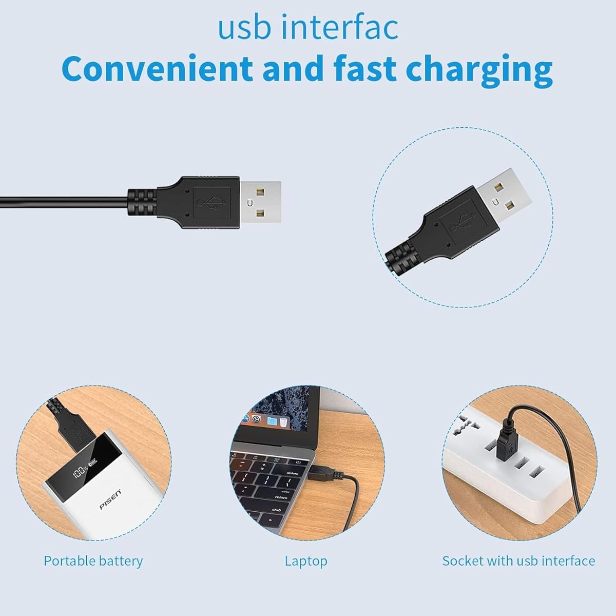 Replacement bevel beard trimmer charging cable Compatible with bevel beard trimmer charger cord