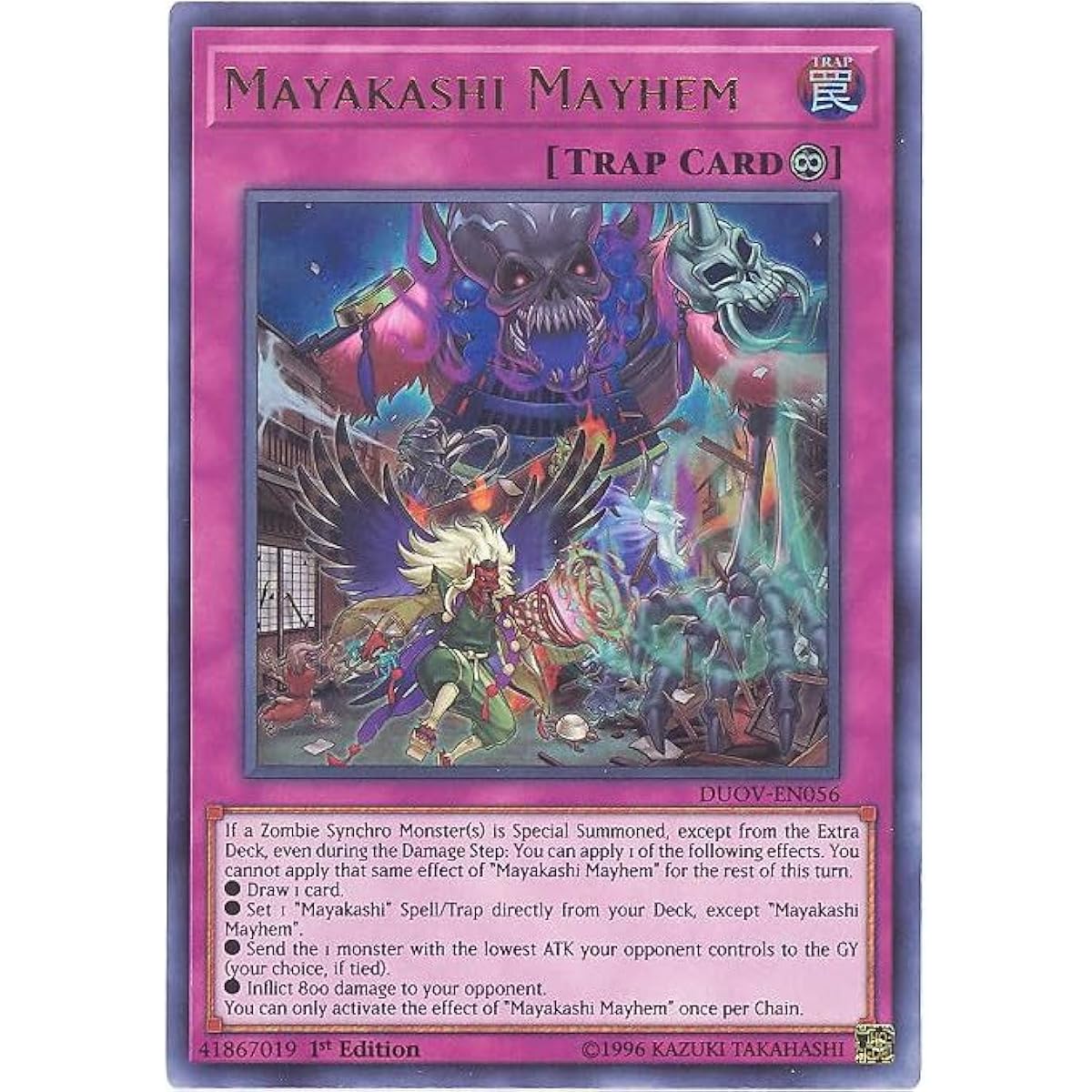 Mayakashi Mayhem - DUOV-EN056 - Ultra Rare - 1st Edition