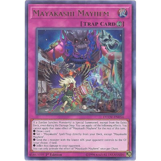 Mayakashi Mayhem - DUOV-EN056 - Ultra Rare - 1st Edition
