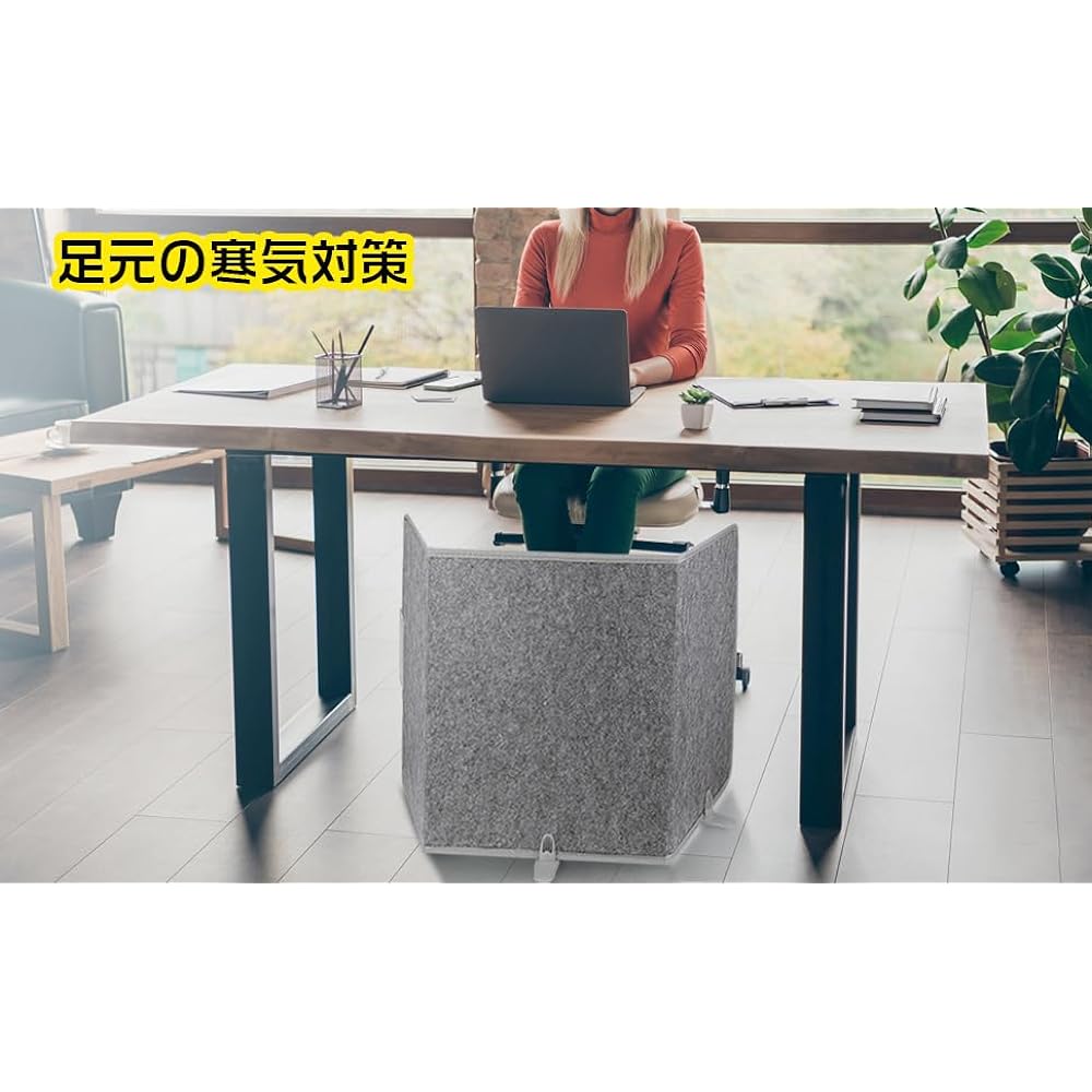 NIPPONSPACE Panel Heater Foot Heater Foot Panel Heater Panel Heater Pet Folding Heater Auto Off Desk Feet Cold Prevention Far Infrared Desk Heater (panel heater LY-PH3-LB)