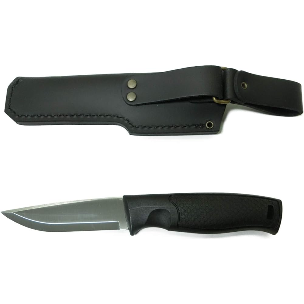 Brisa Hiker 95 Hiker 95 12C27 Scandi Grind with leather sheath