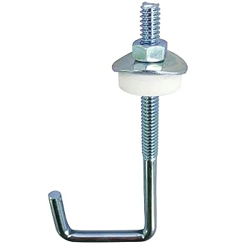 DAIDOHANT (Corrugated hook) Channel bolt set (Iron/UNIQLO) (Nominal diameter D) 1/4 x (Width W) 45 x (Length L) 125mm (100 pieces) 34809